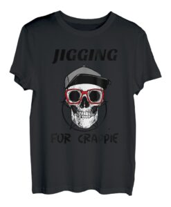 Jigging For Crappie Scull Neuheit T-Shirt