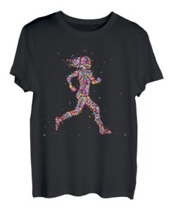 Joggen Läuferin Marathon Geschenkidee T-Shirt