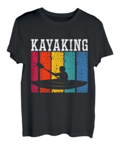 Kajak Kajak Paddel Kajak Retro Vintage T-Shirt