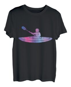 Kajak-Paddel Kajak-Silhouette T-Shirt