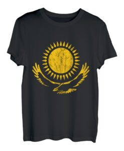 Kasachischer Adler Kasachstan Flagge Kasache Wurzeln Stolz T-Shirt