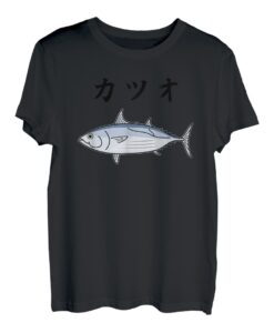KATSUO Bonito Bonito Fischliebhaber Wunschangeln Liebhaber Meeresangeln Hobbys Lustiges Sushi-Netz Hobby Angeln Boot Angeln T-Shirt
