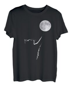 Katzen Liebhaber, Katze und Mond Katzen Mutter Geschenke T-Shirt
