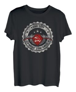Keine Zeit Ich Muss Zum Angeln Anglerwitze Angelfreund T-Shirt