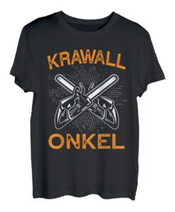 Kettensäge Waldarbeiter Holzfäller Holz machen T-Shirt