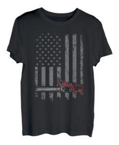 Kettensägen-Enthusiast Amerikanische Flagge Waldschneider Arborist Pro T-Shirt