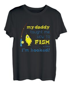 Kinder Angelshirt - Angeln mit Papa T-Shirt