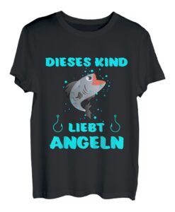 Kinder Angler Spruch Angeln Fisch Fischer Lustig Kind Sprüche Angel T-Shirt
