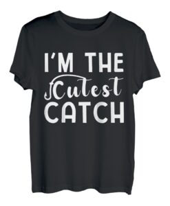 Kinder I'm The Cutest Catch Lustiges Angeln Outdoor Jugendliche Kleinkinder T-Shirt