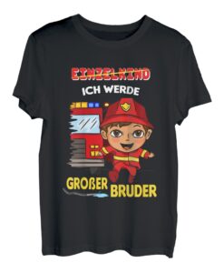 Kinder Ich werde großer Bruder 2023 Schwangerschaft Verkünden Jungs T-Shirt
