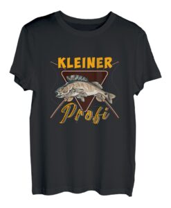 Kinder Kleiner Angel Profi Angeln Jungen Angler Geschenk Angler T-Shirt