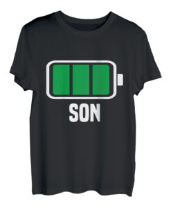 Kinder Sohn voll Batterie, Vater und Sohn passen zusammen T-Shirt