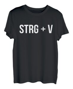 Kinder STRG + V | Lustiges Partner Look T-Shirt für Vater und Sohn