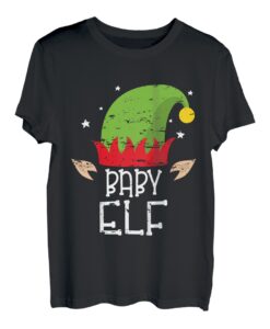 Kinder Vater Mutter Baby Elf Familien Outfit Weihnachten T-Shirt