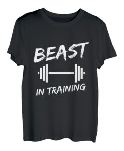 Kinder Vater Sohn Partnerlook Beast In Training Bodybuilding T-Shirt