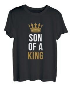 Kinder Vater Sohn Partnerlook Son Of A King Partneroutfit T-Shirt