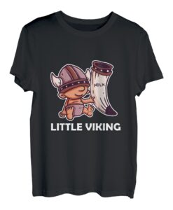 Kinder Wikinger Kinder Little Viking Nordisch Vater Und Sohn T-Shirt