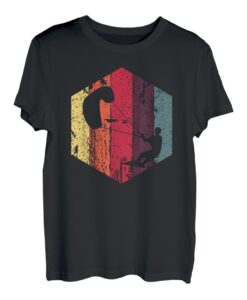 Kiteboarding Motiv mit Kitesurfer im retro vintage Look T-Shirt