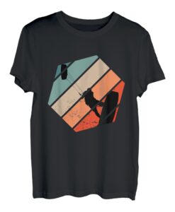Kitesurfen Kiteboarden Retro Kitesurfer Kite Surfen Geschenk T-Shirt