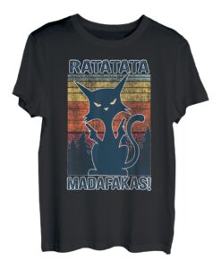 Kitten Ratatata Madafakas Herren Spielzeugpistole Katze Gift T-Shirt