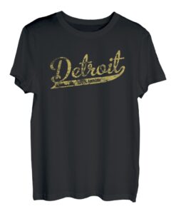 Klassisches Retro-Vintage-T-Shirt mit Detroit Michigan Motor City T-Shirt