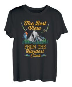 Kletterausrüstung Höhlenausrüstung Klettern Wandern T-Shirt