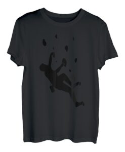 Kletterer Bergsteiger Kletterwand Kletterhalle Klettern T-Shirt