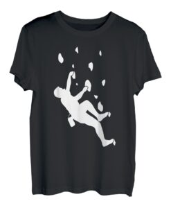Kletterer Bergsteiger Kletterwand Kletterhalle Klettern T-Shirt