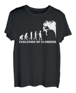Kletterer Evolution of Climbing Boulder Bouldern T-Shirt