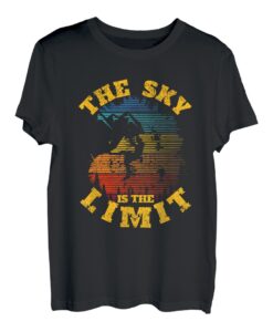 Klettern Der Himmel ist das Limit Bouldern Bergsteigen T-Shirt