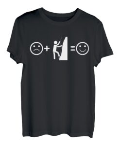 Klettern macht mich glücklich Bergsteiger T-Shirt