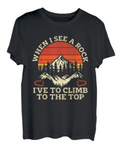 Klettern Shirt für Rock Climber Mountain Climbing T-Shirt