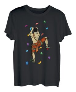 Klettern Trikot Geschenk für Bouldering Fans T-Shirt
