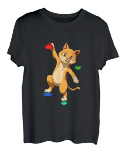 Kletternde Katze - Boulder Klettern Geschenk T-Shirt