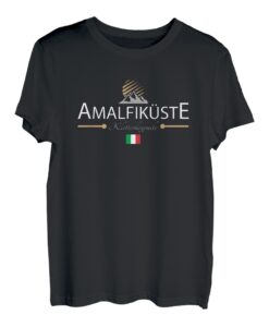 Klettersteig Amalfiküste Klettern Italien Flagge Bergsteiger T-Shirt