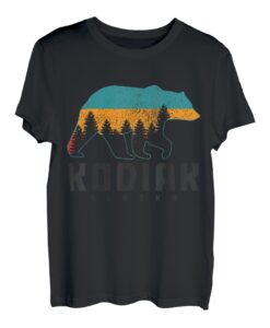 Kodiak Alaska Bear Grizzly Pride Outdoor Vintage T-Shirt