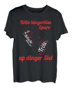 Köln Spuren - Funteil Kölsch Bier zu Alaaf im Karneval T-Shirt