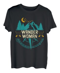 Kompass-Berg für Damen, Wander-Frauen, Wandern T-Shirt