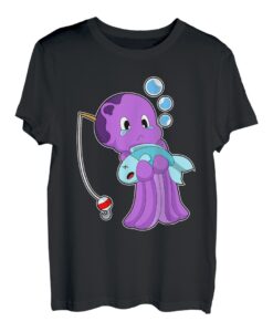 Krake Hapfox Angeln T-Shirt