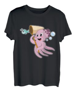 Krake Hapfox Angeln T-Shirt
