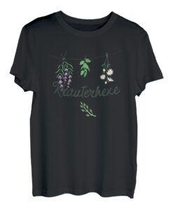 Kräuterhexe T Shirt für Frauen und Kräutersammler/ Naturfan T-Shirt