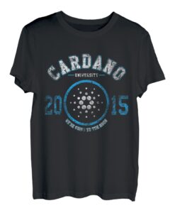 Kryptowährungstoken der Universität Cardano Vintage Cardano T-Shirt