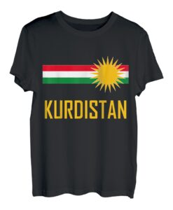 Kurdisches Symbol, Kurdistan-Flagge. T-Shirt