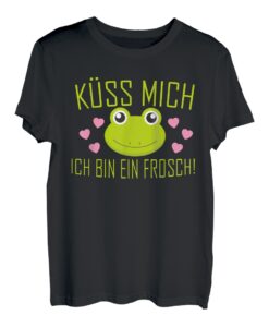 Küss den Frosch Valentinstag Geschenk Küss mich Frosch T-Shirt