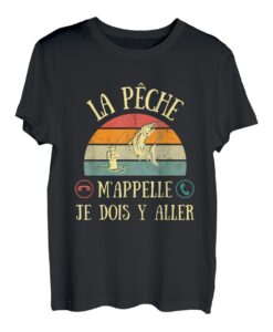 La Angeln nennt mich Vintage Humor Anglerin Frau Geschenk T-Shirt