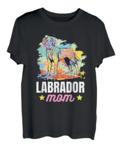 Labrador Mama mit Hund T-Shirt