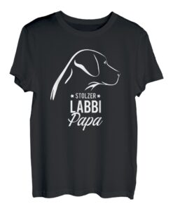 Labrador Papa T-Shirt | Stolzer Labbi Vater und Papa