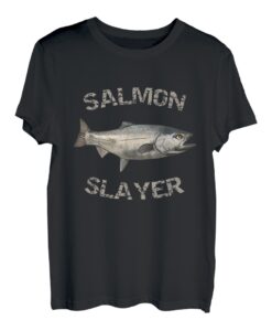 Lachs Slayer | Lachsangeln | Lachs T-Shirt