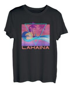 Lahaina Retro 80er Jahre Vaporwave Beach Vacation T-Shirt