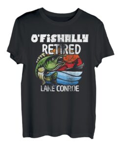 Lake Conroe Lustiges Angeln T-Shirt